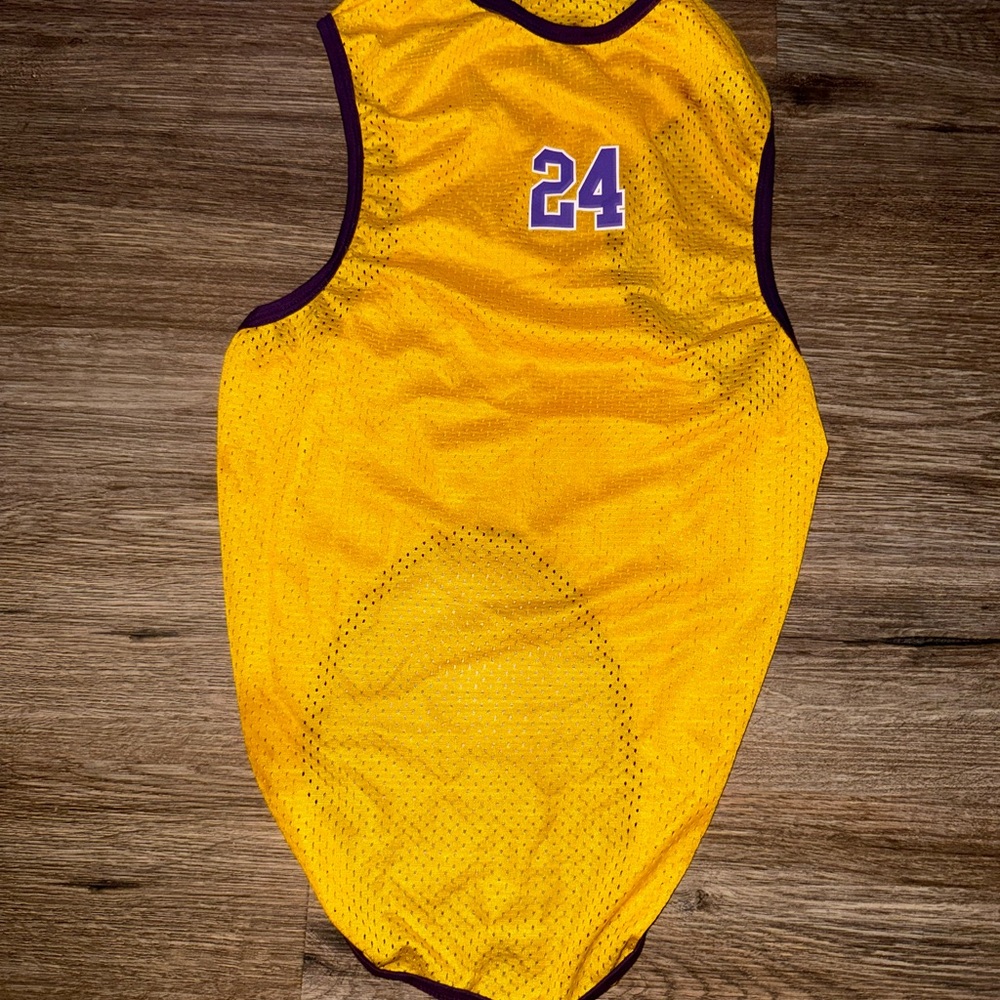 Yellow Mesh Basketball Jersey
